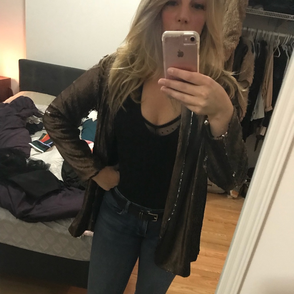 Zara sequin blazer